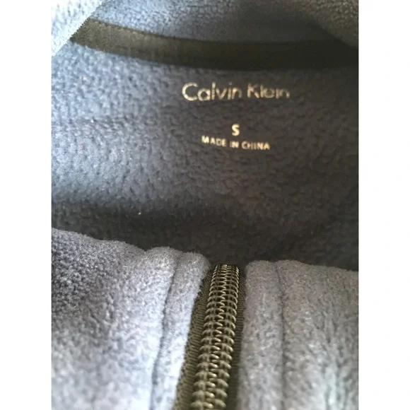 Calvin Klein Men’s Navy Zip Up Jacket Size Small - Picture 6 of 6
